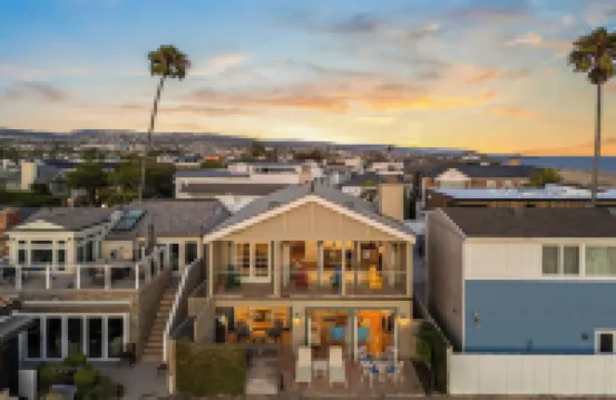 Oceanfront Home Walk to Balboa Pier + Scenic Views Balboa Peninsula Point by Avantstay