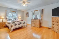 Pond & Snowmobile Trails On-site: Errol Escape! - 4-Star