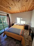 Cabin in Pucon with volcano view, perfect for families