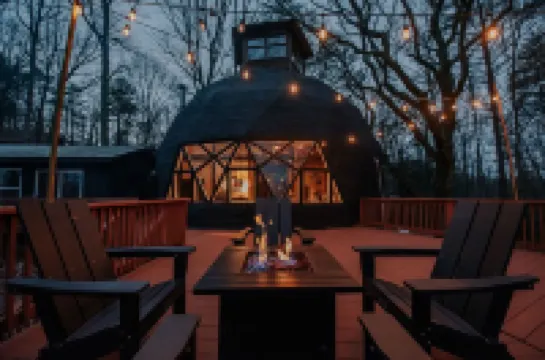 Modern Dome + Cottage w/ Views of Amicalola State Park!