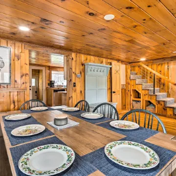 Cozy Castleton Cabin with Fire Pit and Water Access!