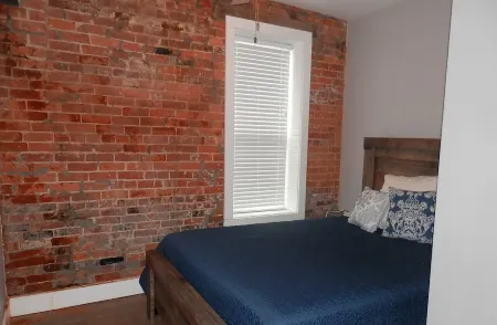 Totally renovated  Tell City IN apartment with huge deck above a wine room