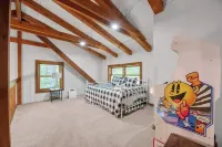 戶外可容納7人的家庭度假屋，趣味街機遊戲