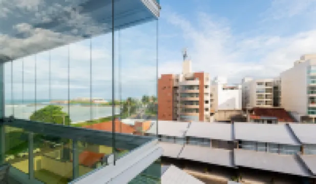 Apt w/ Balcony and sea View in Guarapari Cmd0311