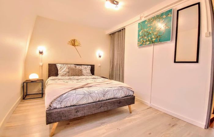 Japandi 4 Chambres Wifi Proche Parc Barbieux