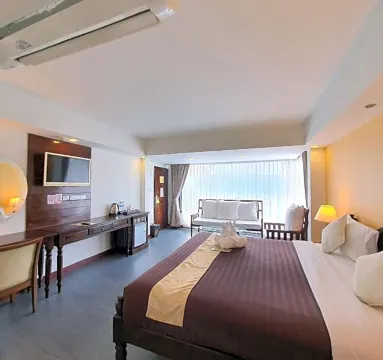 ห้องดีลักซ์ เตียงใหญ่ 1 เตียง