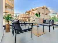 Sanders Crystal 1 - Cute 1-Bdr Apt w Shared Pool Hotel di Mesa Geitonia