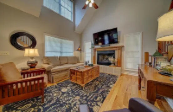 Creekfront Hayesville retreat w/ wrap-around porch and views!