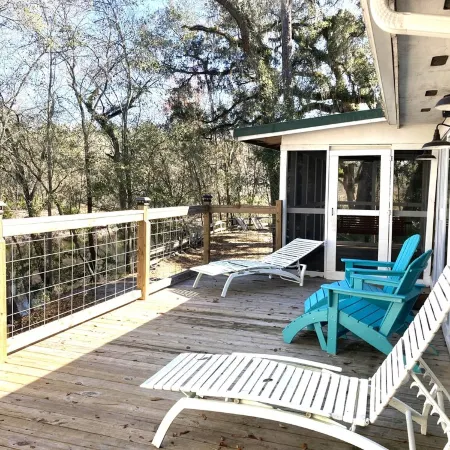 Enjoy semi-seclusion on the beautiful Suwannee River