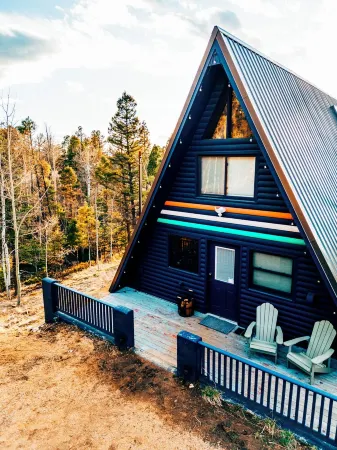 Indigo //Aframe- Hot Tub- Views!