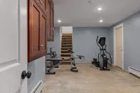 Mountain home with theater space, game room & gym