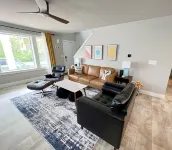 Modern Koi Getaway: 3BR Near Lake Michigan Beaches