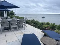 Brand new private  beachfront home in Mashpee on Waquoit Bay