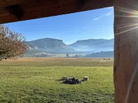 Cozy Cabin with River Access optional full 50amp RV hook-ups onsite