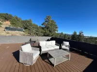 Wonderful Mountain Scenic Views with Freestanding Arcade
