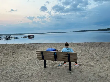 Only a short walk to the lake! Or a Short ride to the trails!