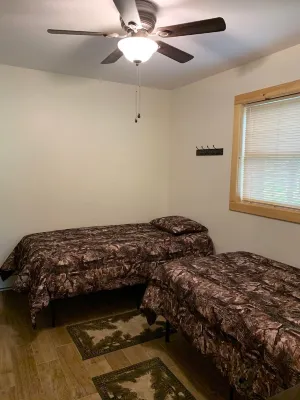 Steps away from world famous Delaware River fishing.  Cabins on spacious lot.