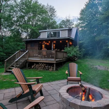 Cozy Cabin tucked in the woods. Pet-Friendly! 7 minutes from Ellicotville!