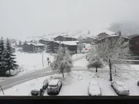 Apartment with mezzanine near ski lifts and village center.