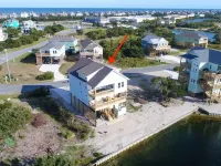 Playroom, Basketball & Pool; Lakefront w/ Sound & Sunset Views; Dog Friendly Hotels in Kinnakeet