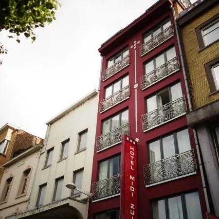 Hotel Midi-Zuid Отели рядом с достопримечательностью «Станция метро Sint-Katelijne»