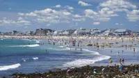 Oceanfront, private balcony with amazing panoramic views of Atlantic Ocean Hotels near Hampton Beach