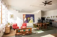 Eclectic, Art-filled Studio with Fantastic Views