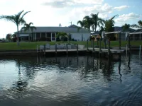 Gulf Access Home with Private Boat Dock in quiet neighborhood