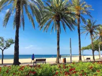Beautiful apartment with terrace and swimming pool 1300m from Vilafortuny beach - Kitchens