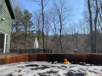 Mountain Forest Retreat w Cedar Hot Tub - Western Catskills 富蘭克林酒店