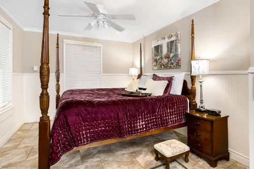 Private Patio and Scenic Creek Views - Elegant Escape