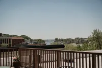 Private Patio and Rooftop Deck Views - Charming Waterfront Condo Hotels in Grand Haven