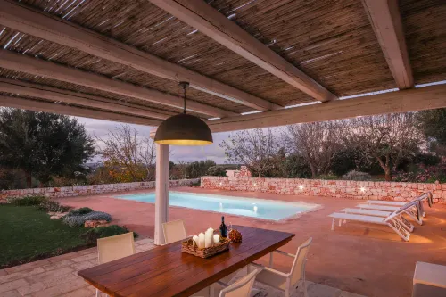TD Lamiamola Stylish Trulli Lamie with Pool