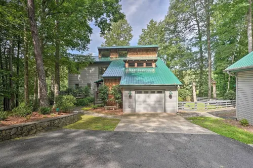 Large 5 Bdrm Golf Course home, Mountain Views, & Rumbling Bald amenities.