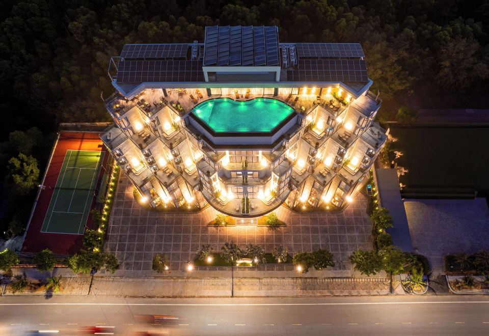 포세이도 호텔 꽝빈의 깔끔한 객실 이미지