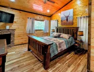 Lux Cabin-Indoor\Outdoor Living, large decks, hot tub, BBQ & Firepit, Game Room