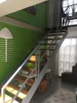 Man and Tree House