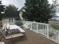 Amazing sunset in front of historic house Hotels in Blaine