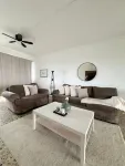 Fully equipped apartment with AC, WiFi in unique location in Vega Alta Beach.