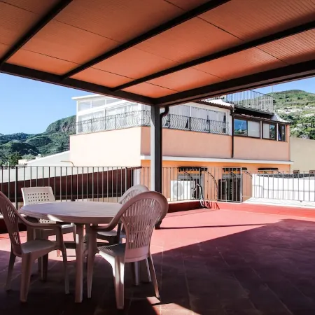Delightful house in the historic center of Lipari with spectacular private terrace.