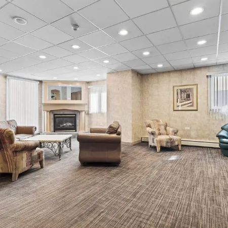 Pool/Patio/ & Private Balcony in Downtown Edmonton, Private Parisian Condo