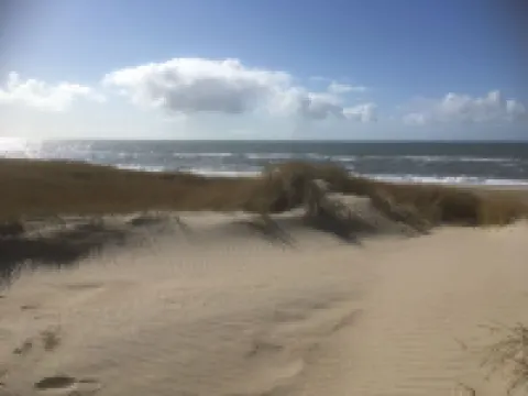 Fantastic! House Bassekrej is situated in the dunes on the wide sandy beach.