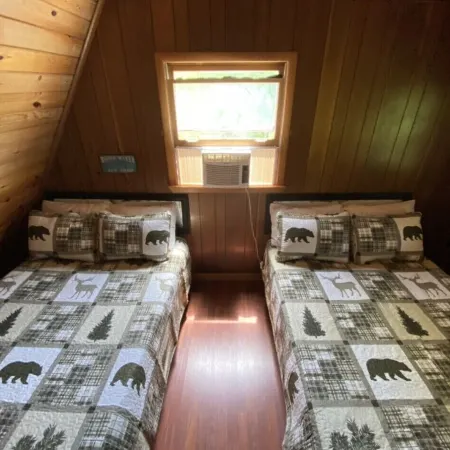 Cozy, Rustic A Frame on Big Creek Sleeping 8-10 Guests