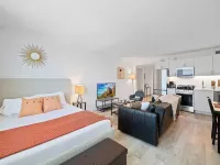 Sleep 4 Stylish Boardwalk CozySuites Studio Hoteles cerca de Atlantic City Historical Museum