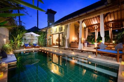 屋外プール プリマ コテージの写真