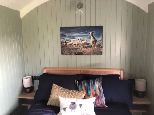 Luxury Shepherd's Hut with woodburner