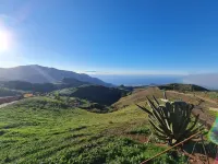 Los Andenes Falcon (cave house in the surroundings of Risco Caido, UNESCO heritage)
