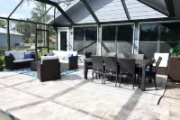 Spacious home near W. Dearborn St. Heated pool. Minutes away from 2 beaches!