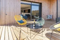 Belle Maison Plain Pied Contemporaine en Ossature Bois à 300 m des Plages