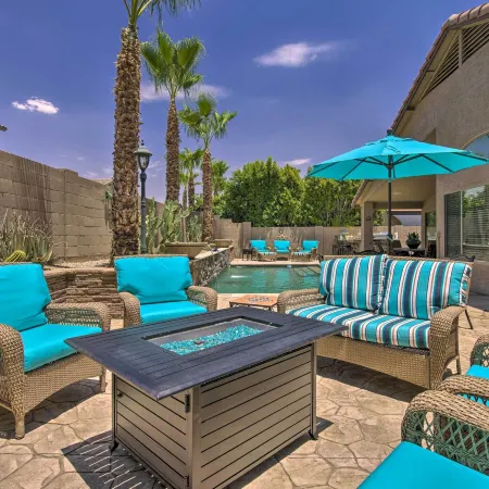 Chic Maricopa Getaway w/ Outdoor Oasis & Pool